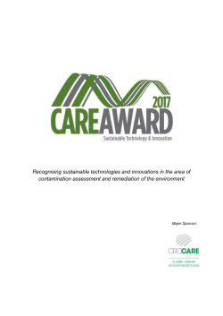 CARE Award - CleanUp 2017