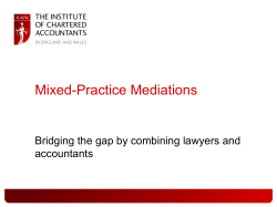 Mixed Practice Mediations