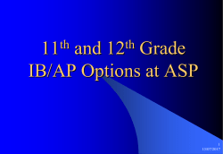 IB - American School of Paris