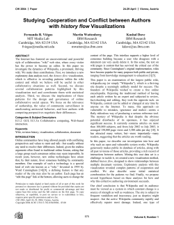 Studying Cooperation and Conflict between