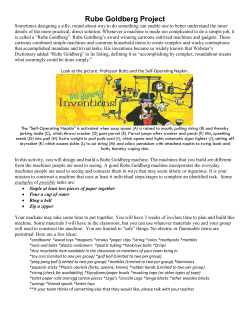 Rube Goldberg Project - Campanelli Elementary School