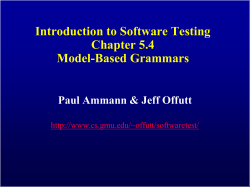 SWE 637: Logic Coverage