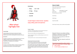 Crusader Rugby - Winsley C of E Primary School