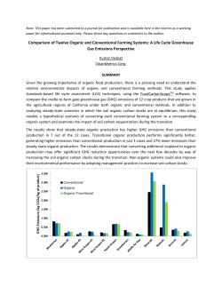 Comparison of Twelve Organic and Conventional