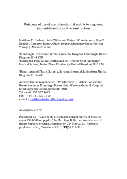 Outcome of use of acellular-dermal matrix to augment implant