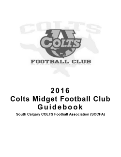 colts midget football