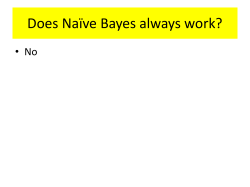 basic Probability and Bayes