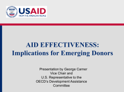 AID EFFECTIVENESS