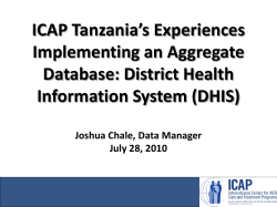 DHIS2 Tanzania PPT V2