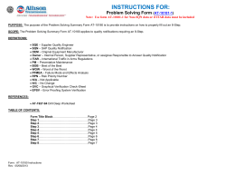 Problem Solving Form (8-Step)