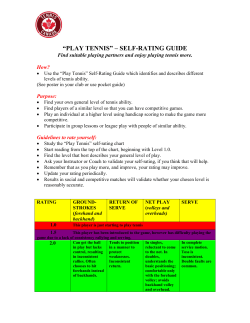 Self-Rating Guide