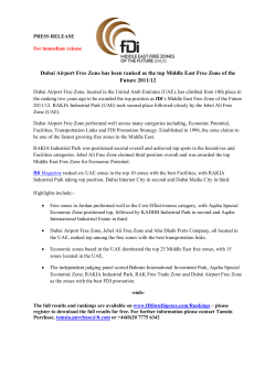 press release - fDi Intelligence