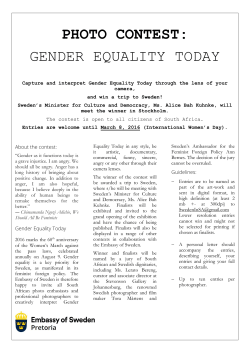 photo contest: gender equality today
