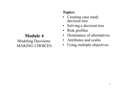 Chapter 4 ( Making Choices)