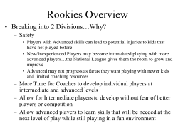rookies overview national league