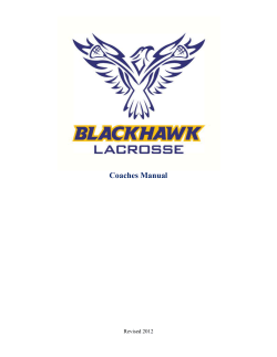 Blackhawk Lacrosse Coaches Evaluation Form