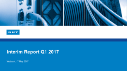 Interim Report Q1 2017