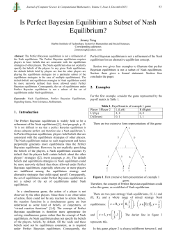 Is Perfect Bayesian Equilibium a Subset of Nash Equilibrium?