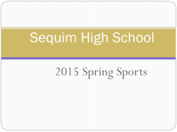 Sequim High School - Sequim School District