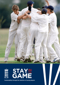 Sustainability through the retention of young players.