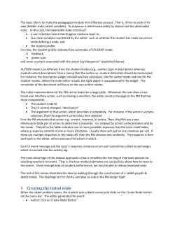 Entering the initial value of an accumulator node