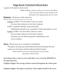 Beach Volleyball Rules pdf