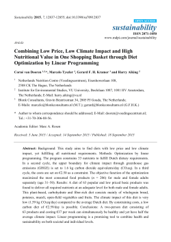 Combining Low Price, Low Climate Impact and High