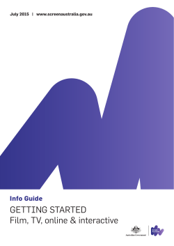Getting started in the industry