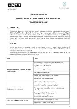 education sector fund modality