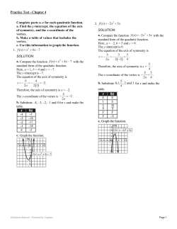 c. Graph the function.