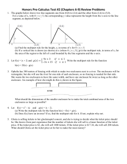 Part II Practice Problems