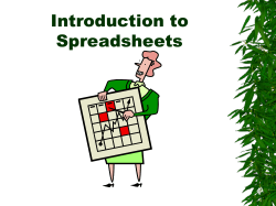Intro PowerPoint - Pitt County Schools