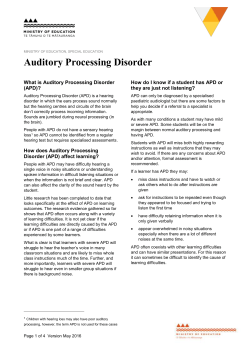 Assistive Technology Fact Sheet - Eligibility