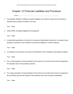 FREE Sample Here - We can offer most test bank and