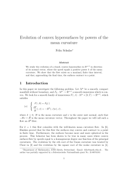 Evolution of convex hypersurfaces by powers of the