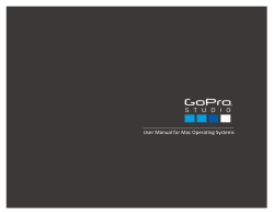 GoPro Studio User Manual