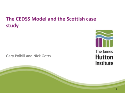 CEDSS presentation