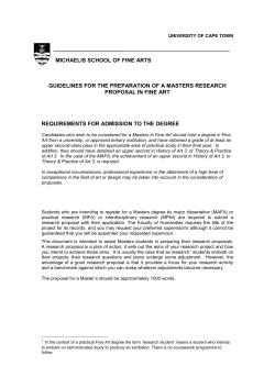 Masters research proposal guidelines