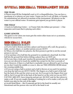 Dodgeball Rules