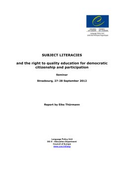 Languages in Education