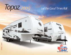 2009 Topaz Brochure