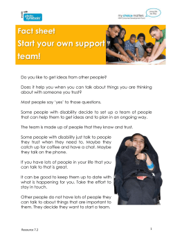 Kate`s team - My Choice Matters