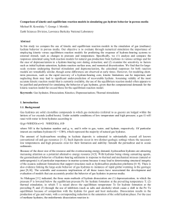 Comparison of kinetic and equilibrium reaction models insimulating