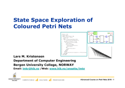 State Space Exploration of Coloured Petri Nets