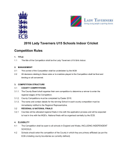 ASDA Kwik Cricket Tournament 2010