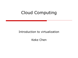 Cloud Computing lecture 6