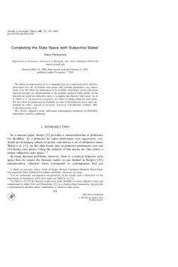 Completing the State Space with Subjective States