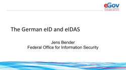 The German eID system in the eIDAS Interoperability Framework