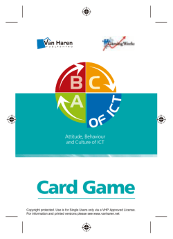 Card Game - Van Haren Publishing