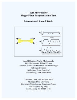 Test Protocol for Single-Fiber Fragmentation